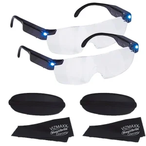 VIZMAXX MAGNIBRITE GLASSES X2